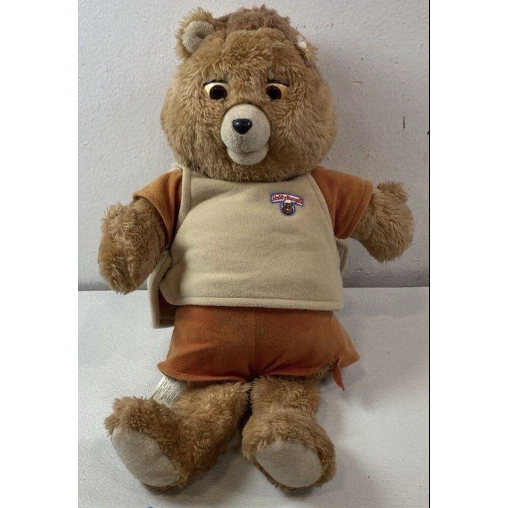 Vintage 1985 World of Wonder Teddy Ruxpin Talking Bear Untested Repair